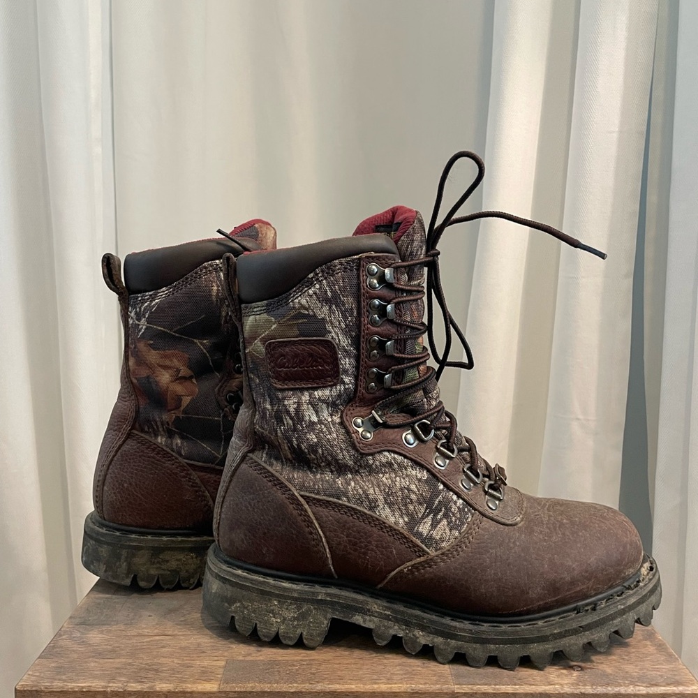 Cabela's Brown Camouflage Kids Boots
